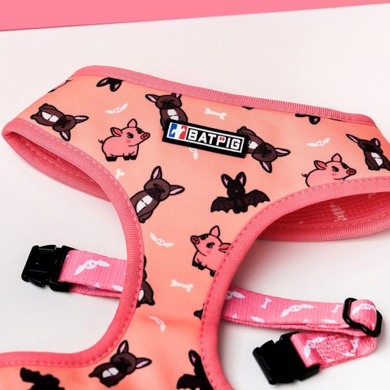 BATPIG Two-Sided Safe Walkie Harness - Bat Pig Dog