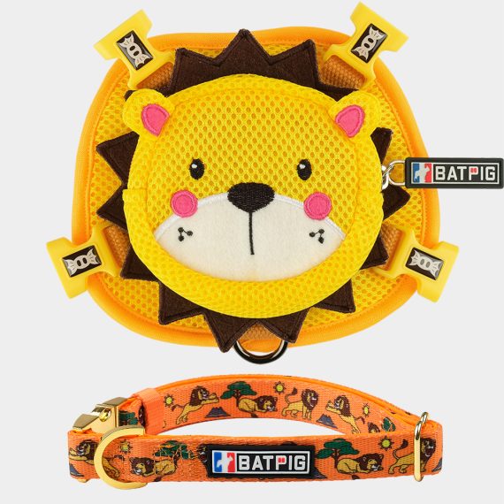 BATPIG Backpack Harness - Brave Lion Yellow