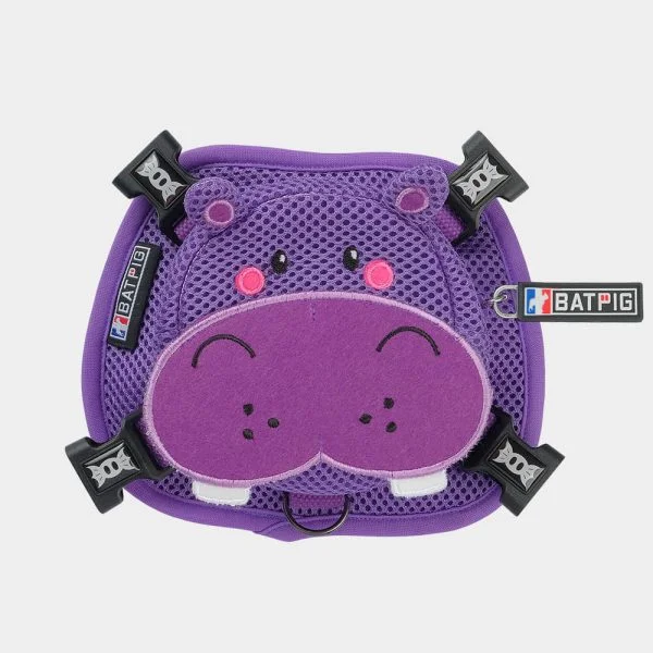 BATPIG Backpack Harness Purple Hippo
