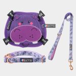 BATPIG Backpack Harness - Purple Hippo