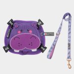 BATPIG Backpack Harness - Purple Hippo