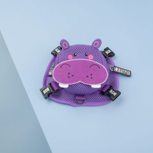 Purple Hippo Backpack Harness by BATPIG Pet Supply