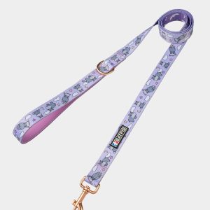 BATPIG Comfort Leash - Purple Hippo