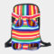 Rainbow Breathable Portable Backpack Carrier For Small Dog