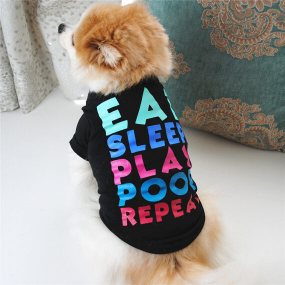 Eat Sleep Poop Dog Tank