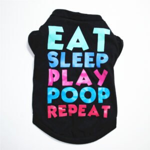 Eat Sleep Poop Dog Tank by BATPIG Pet Supply New Photo-2