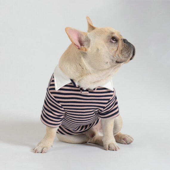 Giraffe Stripes Polo Shirt for French Bulldogs