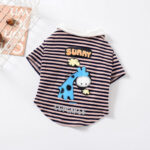 Giraffe Stripes Polo Shirt for French Bulldogs