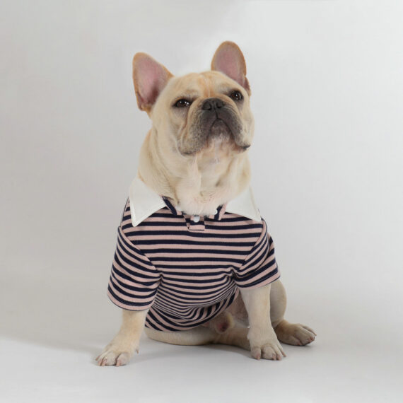 Giraffe Stripes Polo Shirt for French Bulldogs