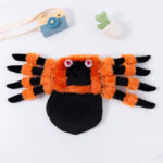 Incy Wincy Orange Spider French Bulldog Costume