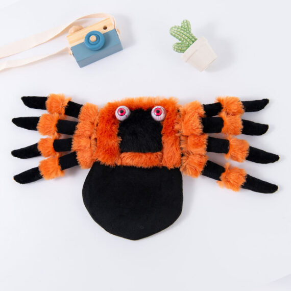 Incy Wincy Orange Spider French Bulldog Costume