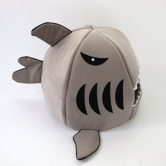 Shark Bite French Bulldog Cozy Bed