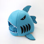 Shark Bite French Bulldog Cozy Bed