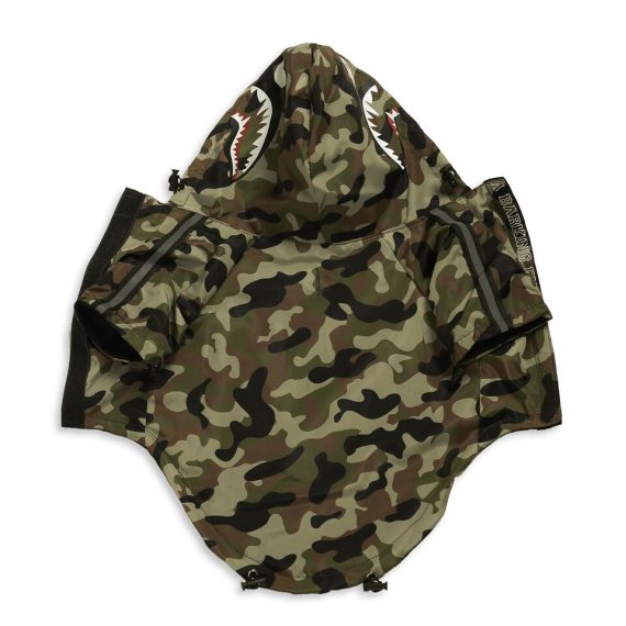 Shark Camo Adventure Jacket for French Bulldogs