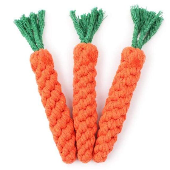 Carrot Rope Chew Toy - Set of 3