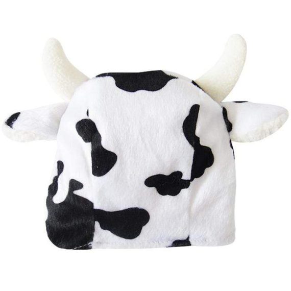 Cow Christmas Hat Dog Costume