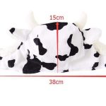 Cow Christmas Hat Dog Costume