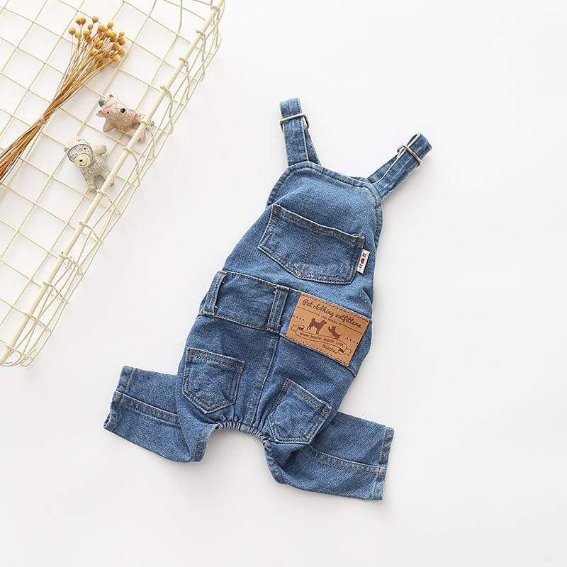 Denim Dog Overalls | BATPIG Pet Supply