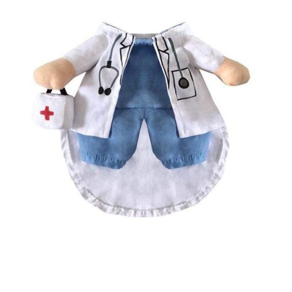 Doctor And Nurse Halloween Dog Costume