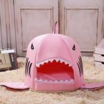Shark Bite French Bulldog Cozy Bed