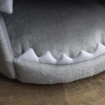 Shark Bite French Bulldog Cozy Bed