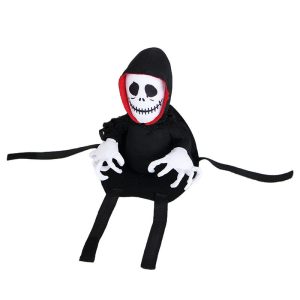 Ghost Rider French Bulldog Costume