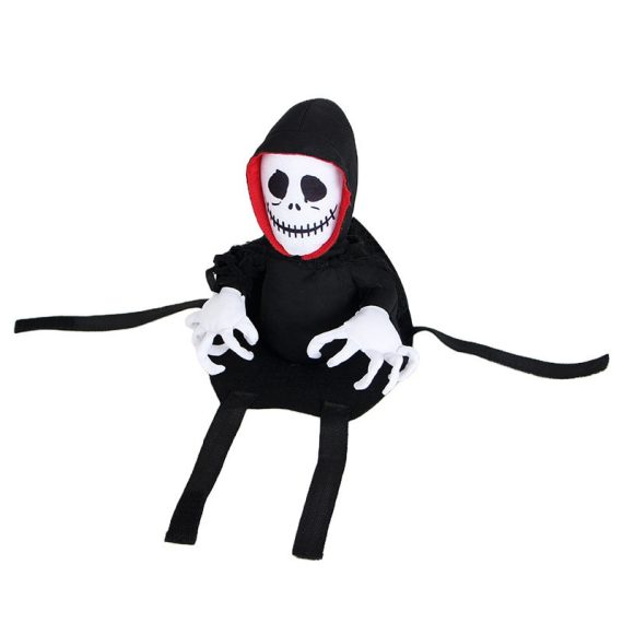 Ghost Rider French Bulldog Costume
