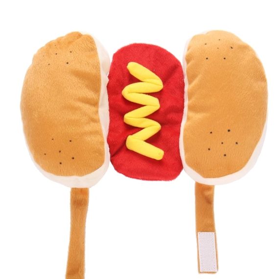 Basic Hotdog French Bulldog Costume