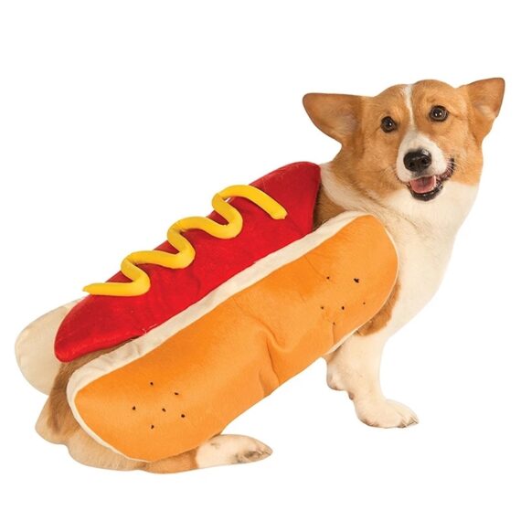 Basic Hotdog French Bulldog Costume