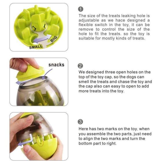 Frenchie Fun Egg Feeder Puzzle Ball