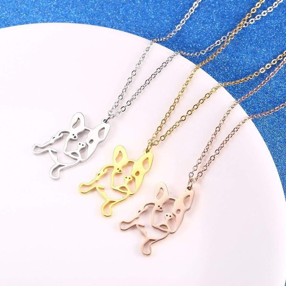 French Bulldog Frenchie Necklace for Women Sterling Silver Ginger Lyne  Collection - Walmart.com