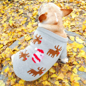 Festive Reindeer Santa French Bulldog Sweater