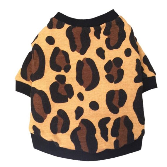 Leopard Print French Bulldog Spring T-Shirt