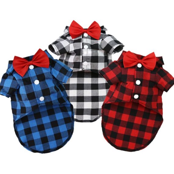 Plaid And Bowtie Frenchie Shirt