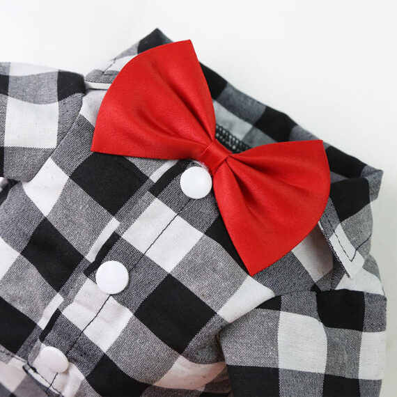 Plaid And Bowtie Frenchie Shirt