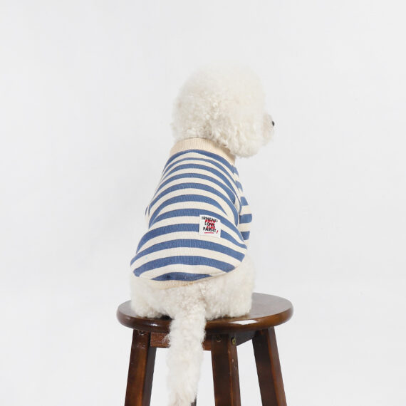Striped Cotton Frenchie Sweatshirt