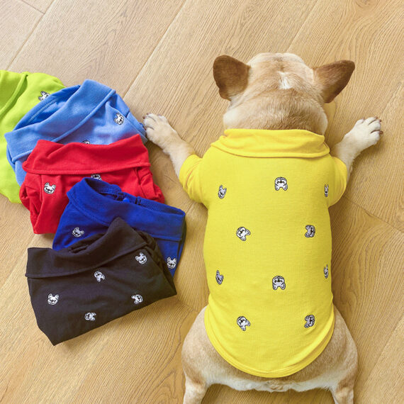 Summer French Bulldog Polo T-Shirts
