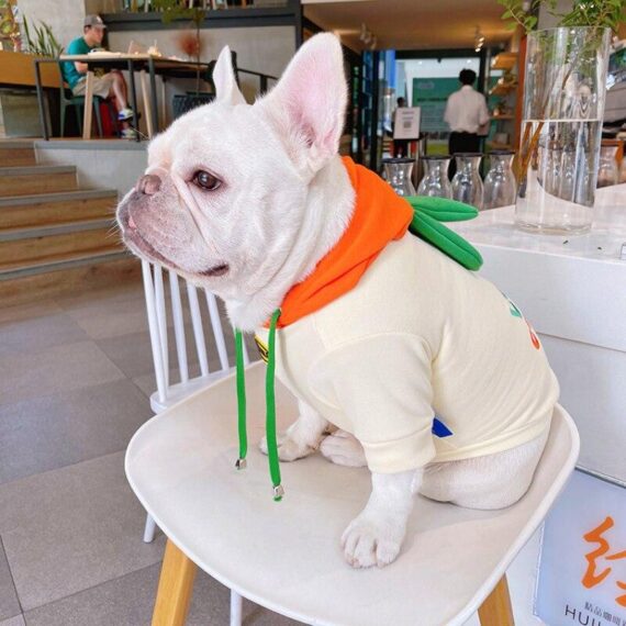 Carrot French Bulldog Hoodie