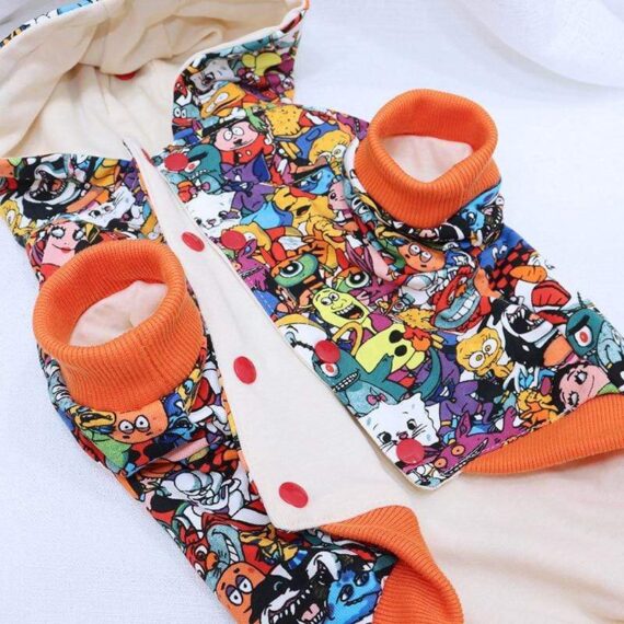 Comics French Bulldog Hoodie
