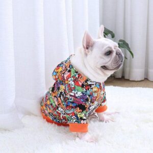 Comics French Bulldog Hoodie