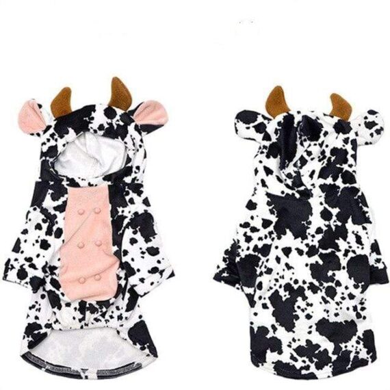 Cow French Bulldog Hoodie