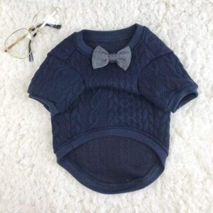 French Bulldog Bow Sweater