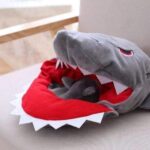 French Bulldog Shark Headgear Costume