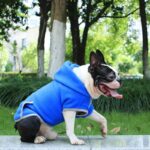 French Bulldog Winter Fleece Hooded Coat