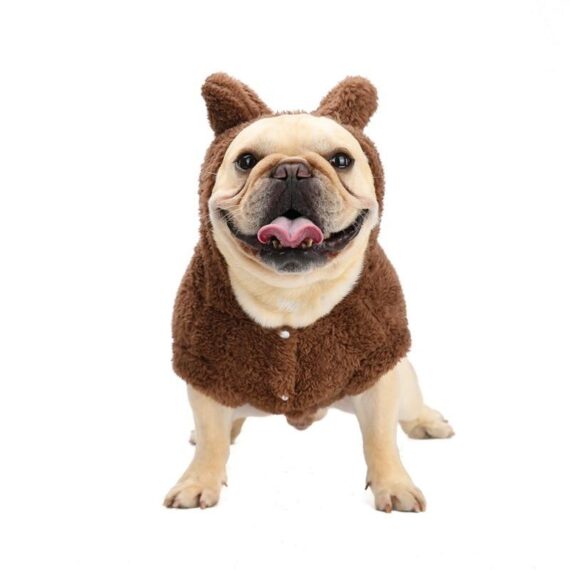Fuzzy Winter French Bulldog Coat
