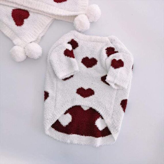 Love Warmth Fleece Dog Sweater