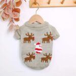 Festive Reindeer Santa French Bulldog Sweater