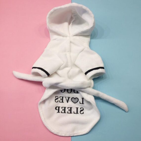 Luxury Frenchie Sleepy Time Bathrobe