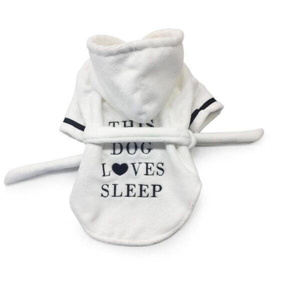 Luxury Frenchie Sleepy Time Bathrobe