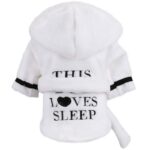 Luxury Frenchie Sleepy Time Bathrobe